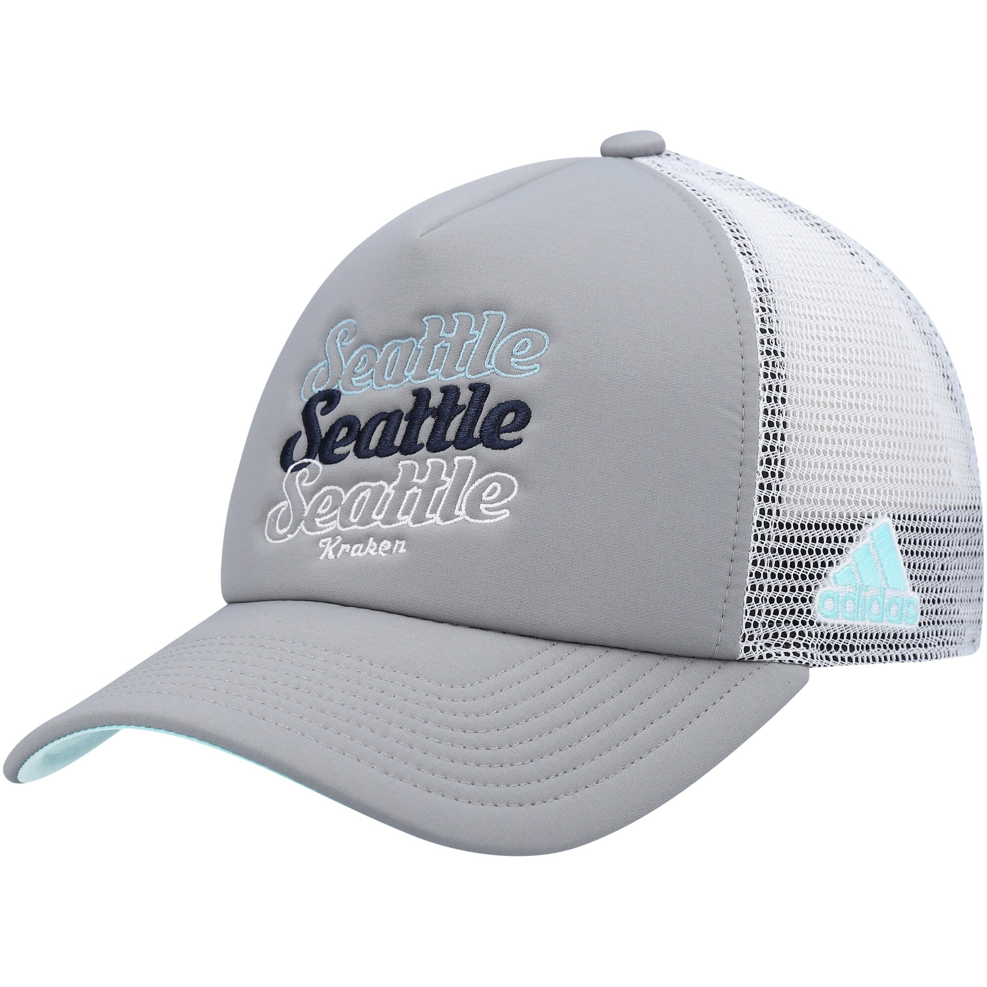 women8217s adidas graywhite seattle kraken foam trucker snapback hat – Toronto Maple Leafs Jerseys and Headwear Collection