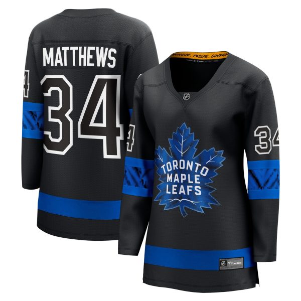 women8217s fanatics auston matthews black toronto maple leafs alternate premier breakaway reversible player jersey – Toronto Maple Leafs Jerseys and Headwear Collection