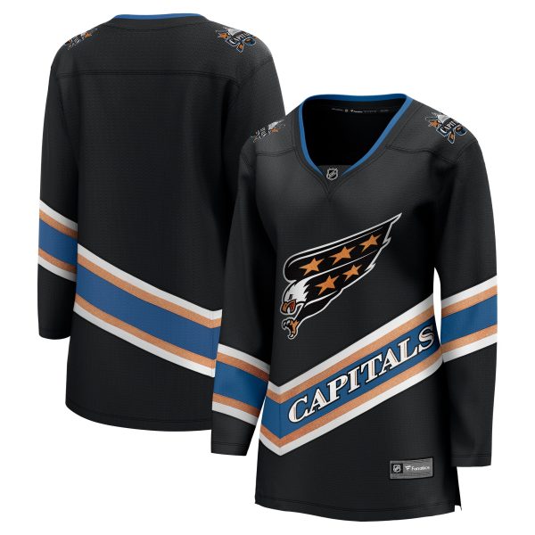 women8217s fanatics black washington capitals alternate 50th anniversary breakaway jersey – Toronto Maple Leafs Jerseys and Headwear Collection