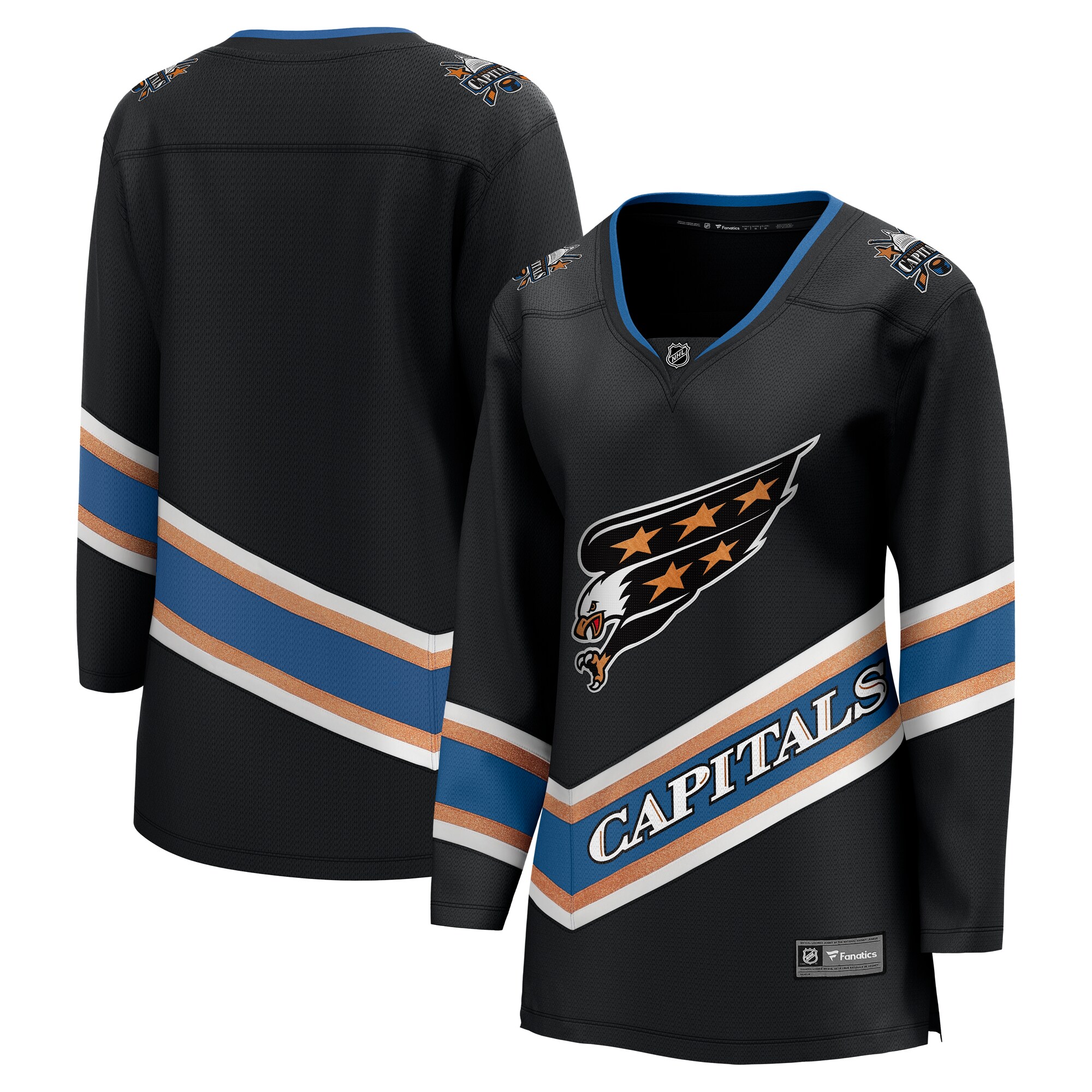 women8217s fanatics black washington capitals alternate 50th anniversary breakaway jersey – Toronto Maple Leafs Jerseys and Headwear Collection
