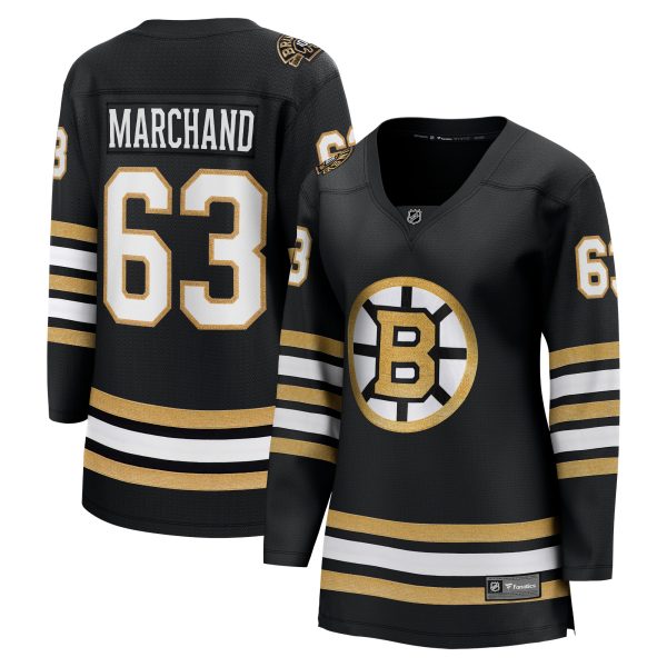 women8217s fanatics brad marchand black boston bruins 100th anniversary premier breakaway player jersey – Toronto Maple Leafs Jerseys and Headwear Collection