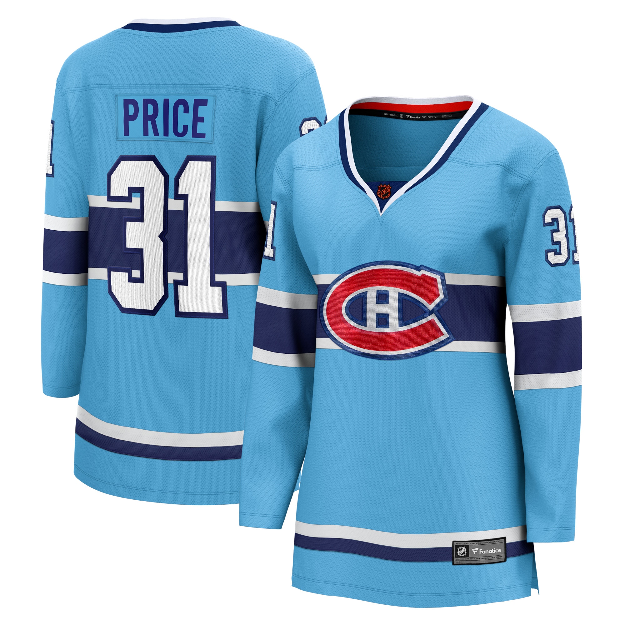 women8217s fanatics carey price light blue montreal canadiens special edition 2.0 breakaway player jersey – Toronto Maple Leafs Jerseys and Headwear Collection