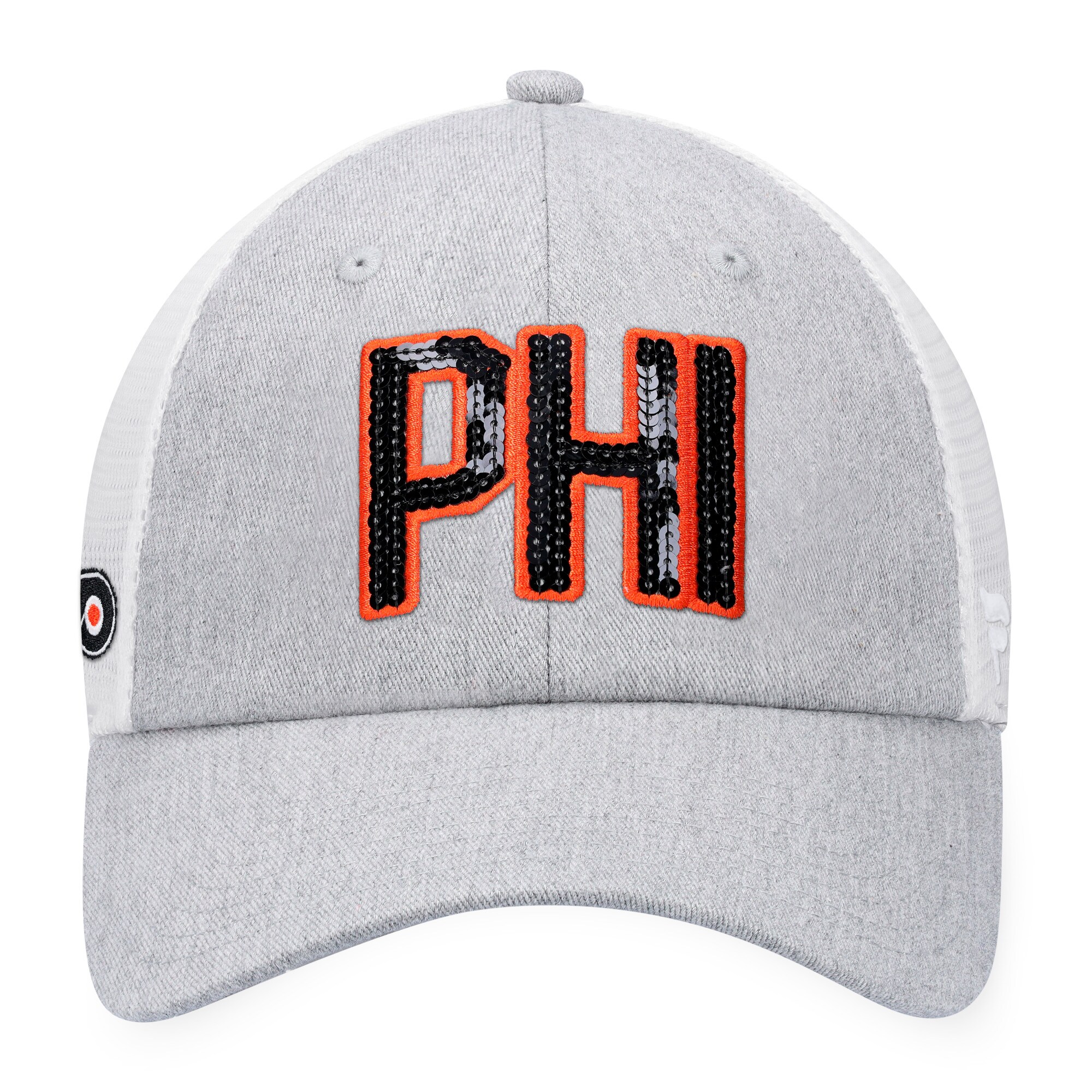 women8217s fanatics heather graywhite philadelphia flyers iconic glimmer trucker snapback hat – Toronto Maple Leafs Jerseys and Headwear Collection