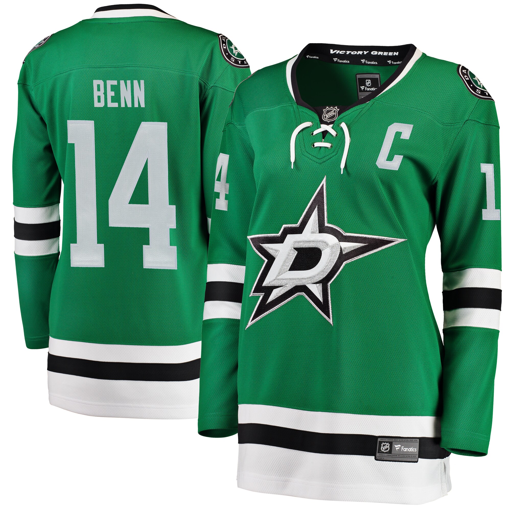 women8217s fanatics jamie benn green home breakaway player jersey – Toronto Maple Leafs Jerseys and Headwear Collection