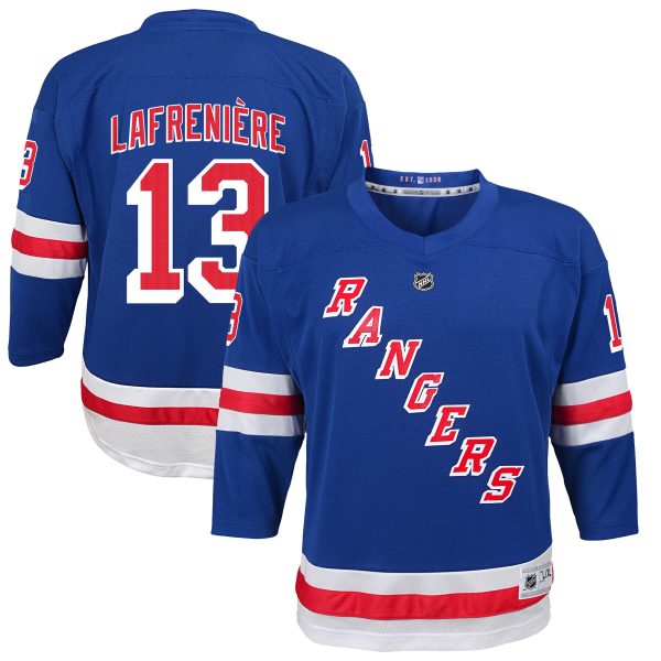 youth alexis lafreniere blue new york rangers home replica player jersey – Toronto Maple Leafs Jerseys and Headwear Collection