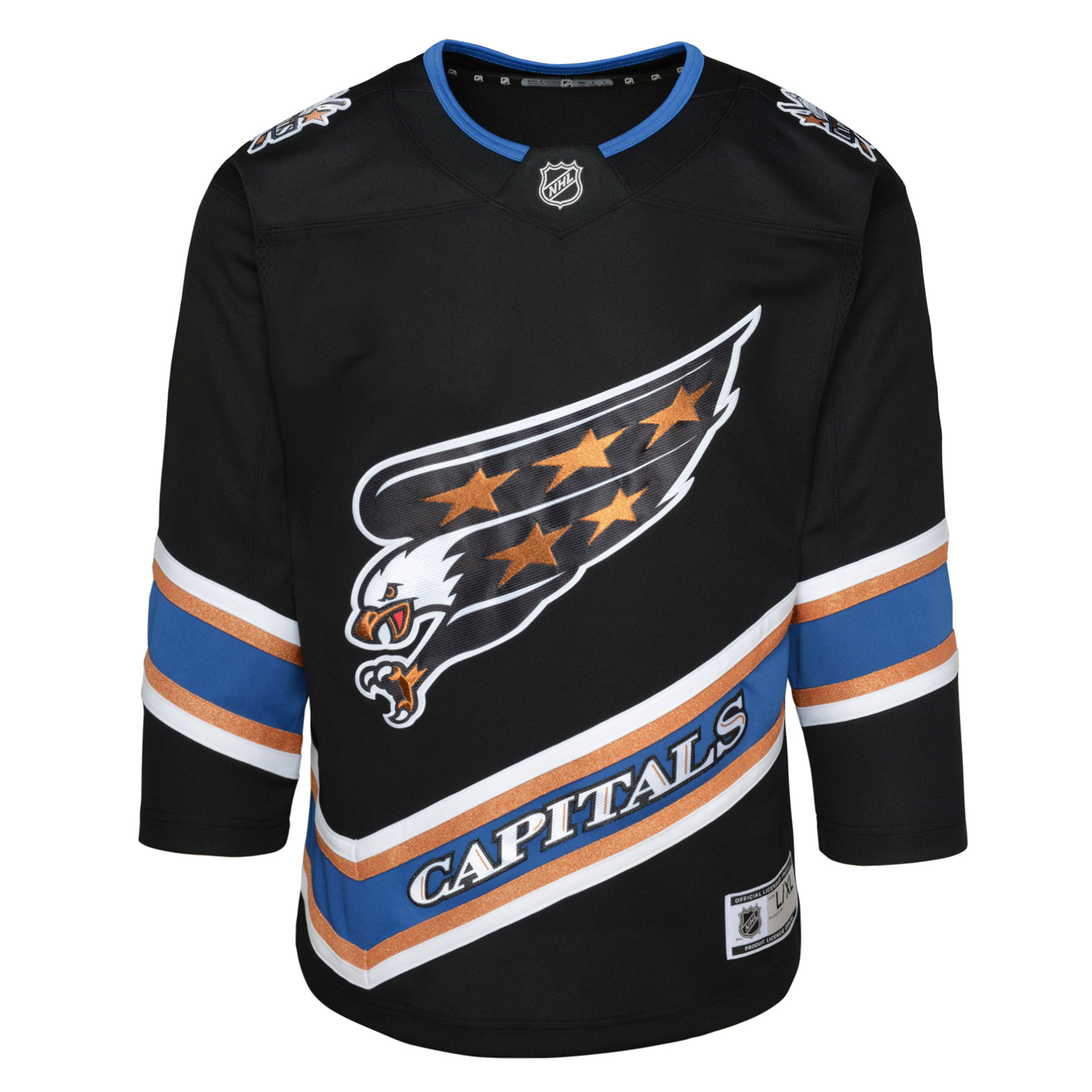 youth black washington capitals alternate 50th anniversary premier jersey – Toronto Maple Leafs Jerseys and Headwear Collection
