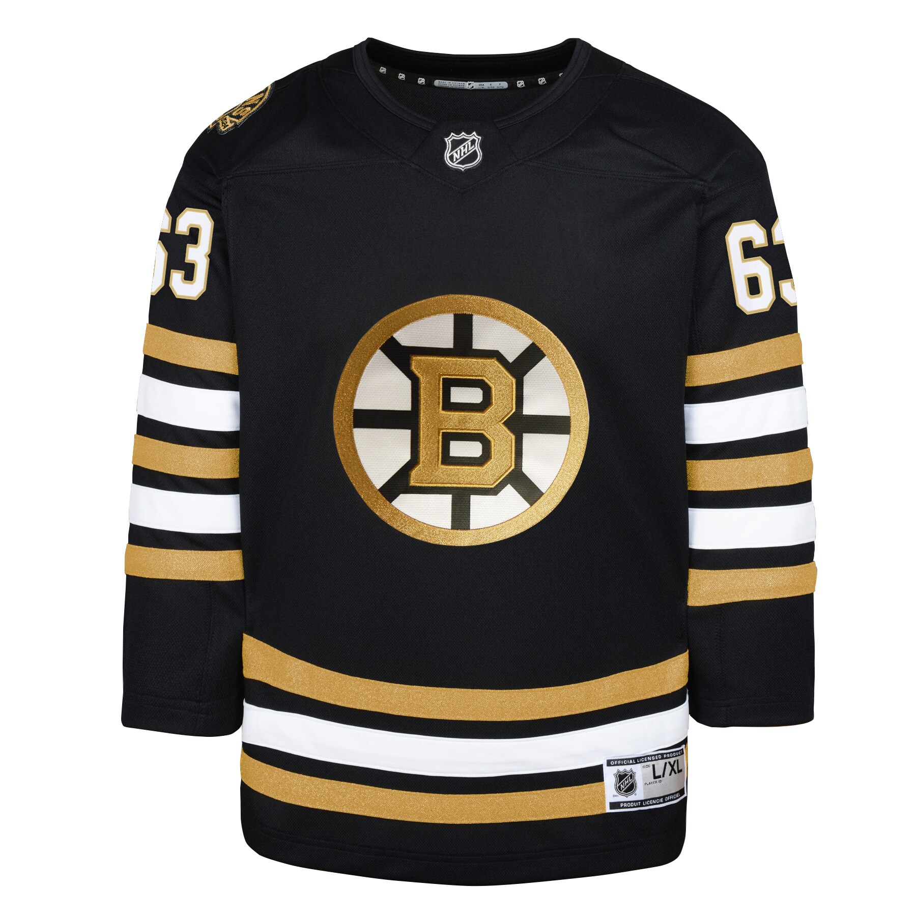 youth brad marchand black boston bruins 100th anniversary premier player jersey – Toronto Maple Leafs Jerseys and Headwear Collection