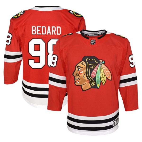 youth connor bedard red chicago blackhawks home premier player jersey – Toronto Maple Leafs Jerseys and Headwear Collection