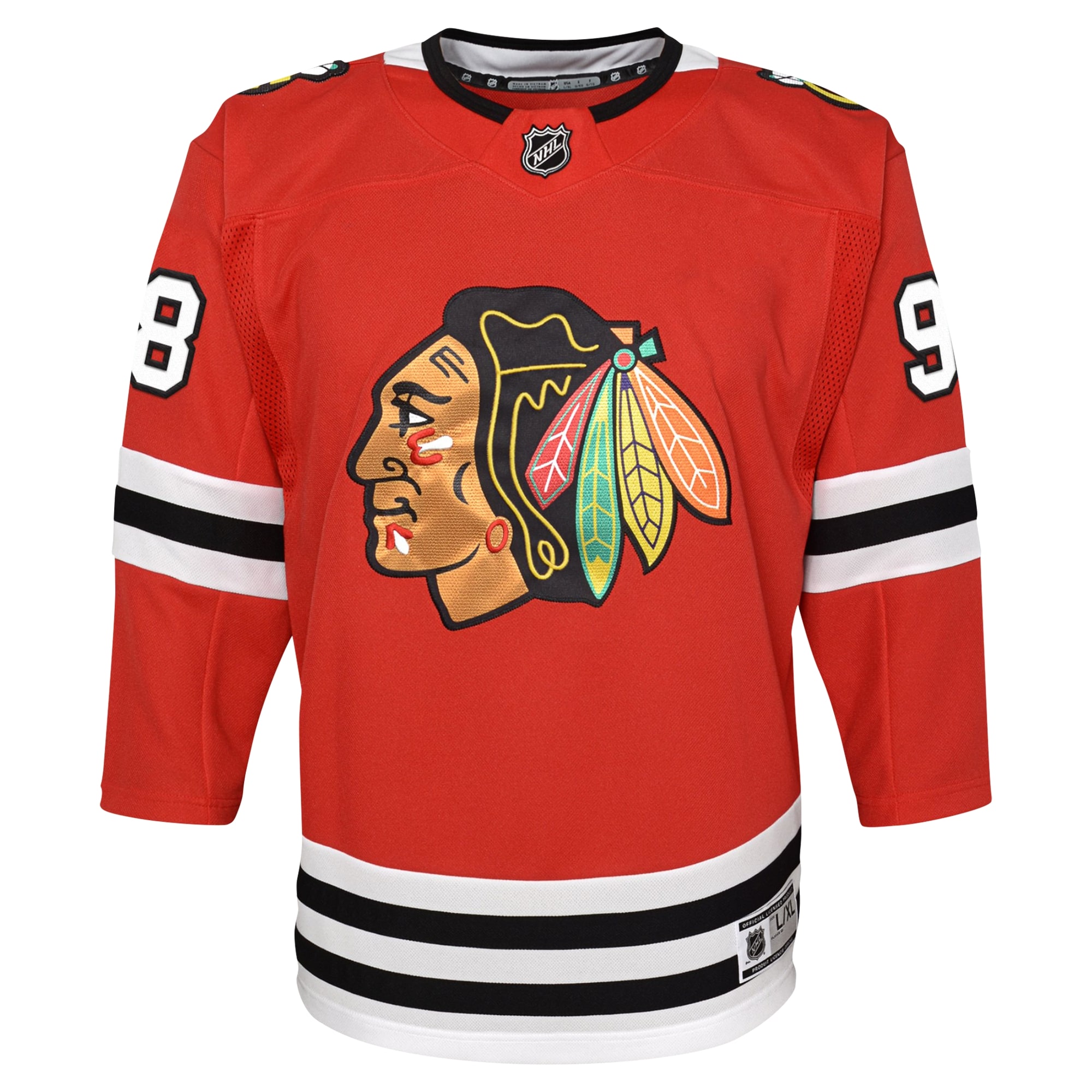 youth connor bedard red chicago blackhawks home premier player jersey – Toronto Maple Leafs Jerseys and Headwear Collection