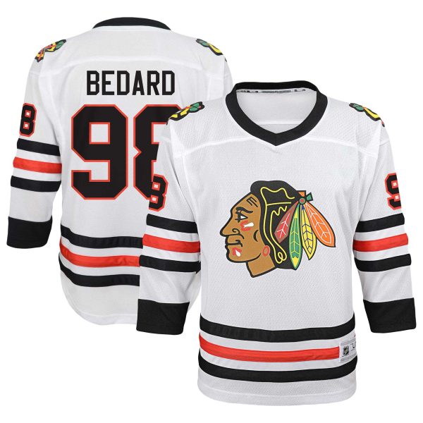 youth connor bedard white chicago blackhawks away replica player jersey – Toronto Maple Leafs Jerseys and Headwear Collection