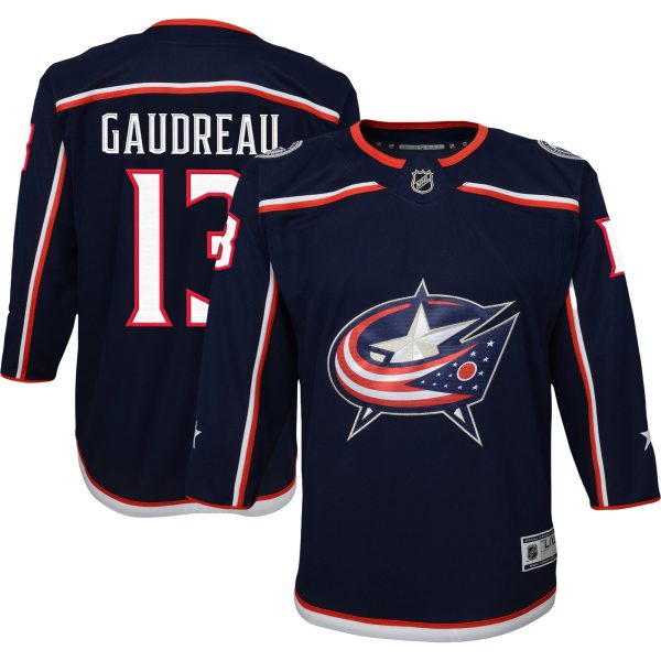 youth johnny gaudreau navy columbus blue jackets 202223 premier player jersey – Toronto Maple Leafs Jerseys and Headwear Collection