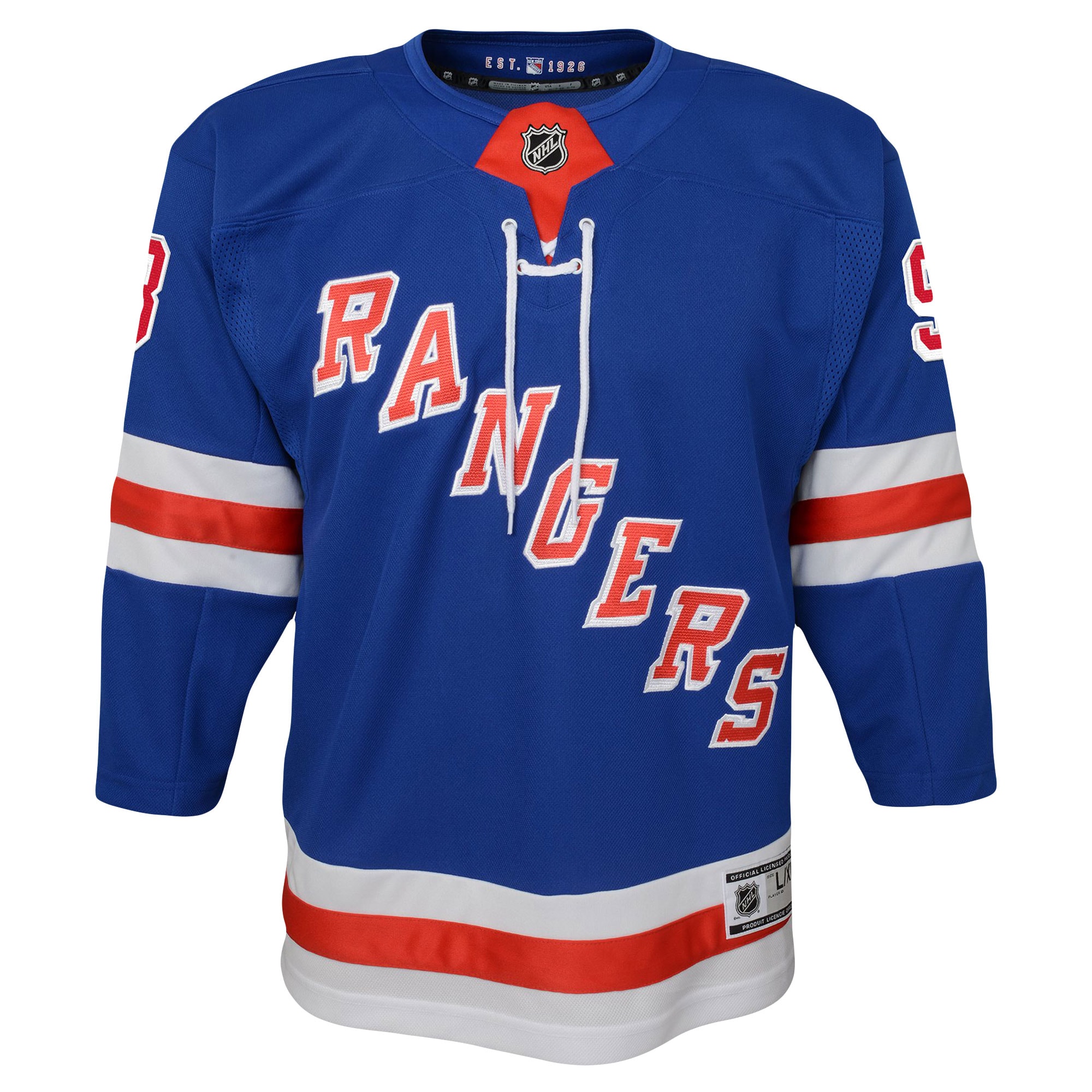 youth mika zibanejad blue new york rangers home premier player jersey – Toronto Maple Leafs Jerseys and Headwear Collection