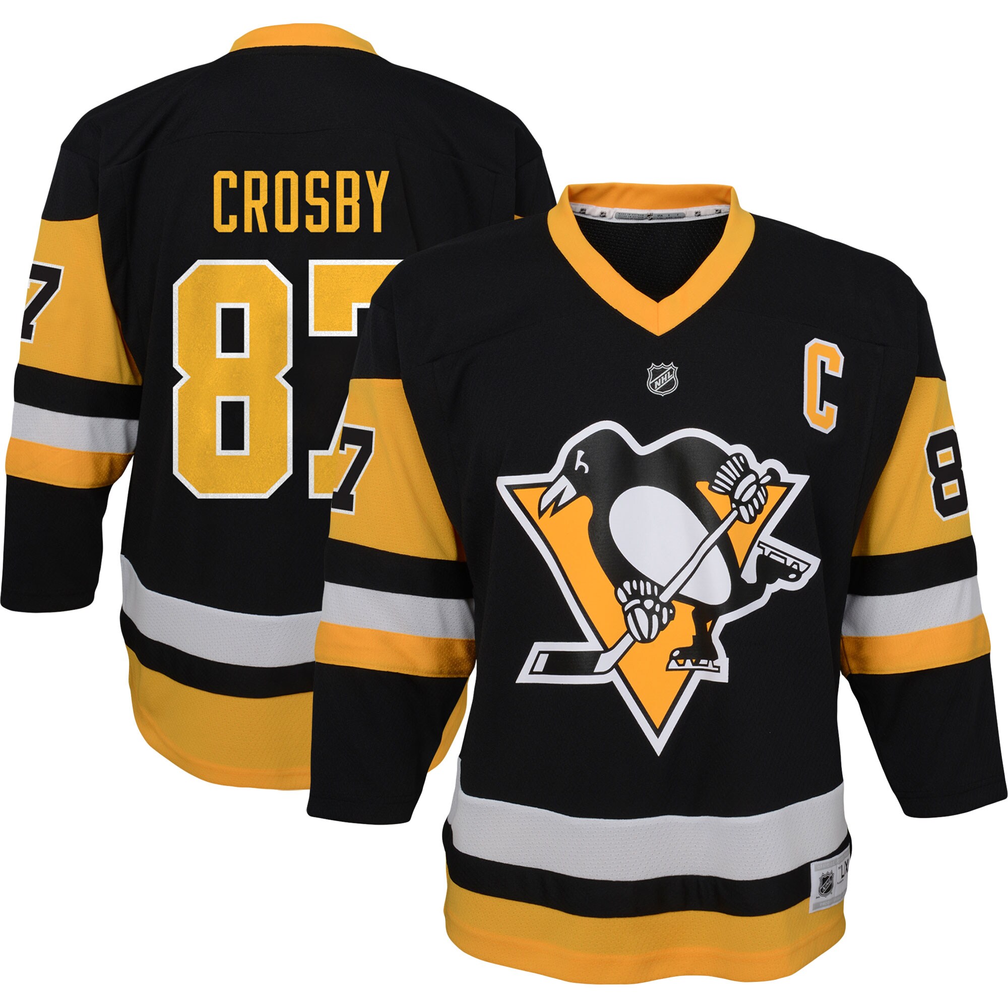youth sidney crosby black pittsburgh penguins captain patch home replica player jersey – Toronto Maple Leafs Jerseys and Headwear Collection