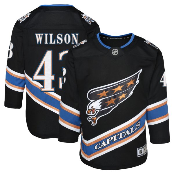 youth tom wilson black washington capitals alternate 50th anniversary premier player jersey – Toronto Maple Leafs Jerseys and Headwear Collection
