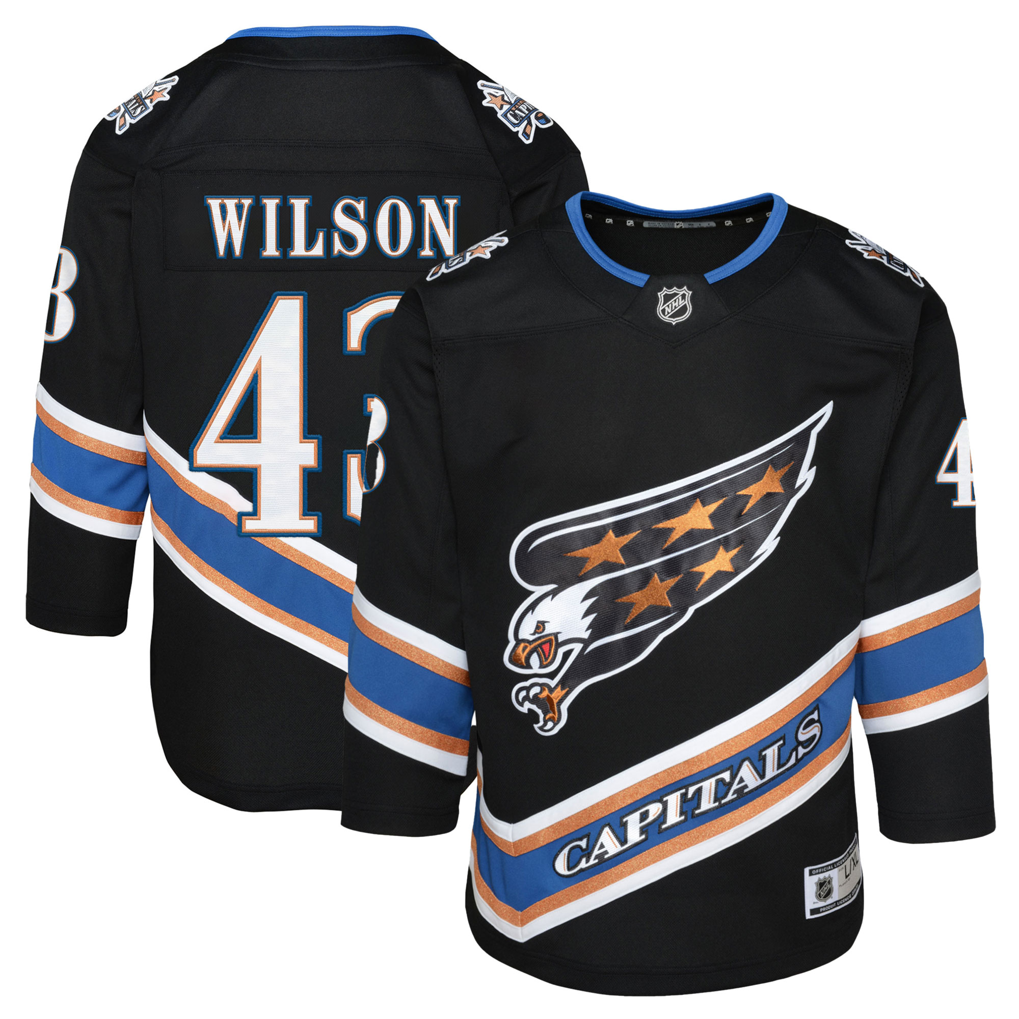 youth tom wilson black washington capitals alternate 50th anniversary premier player jersey – Toronto Maple Leafs Jerseys and Headwear Collection
