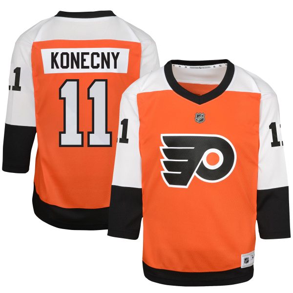 youth travis konecny burnt orange philadelphia flyers home replica player jersey – Toronto Maple Leafs Jerseys and Headwear Collection