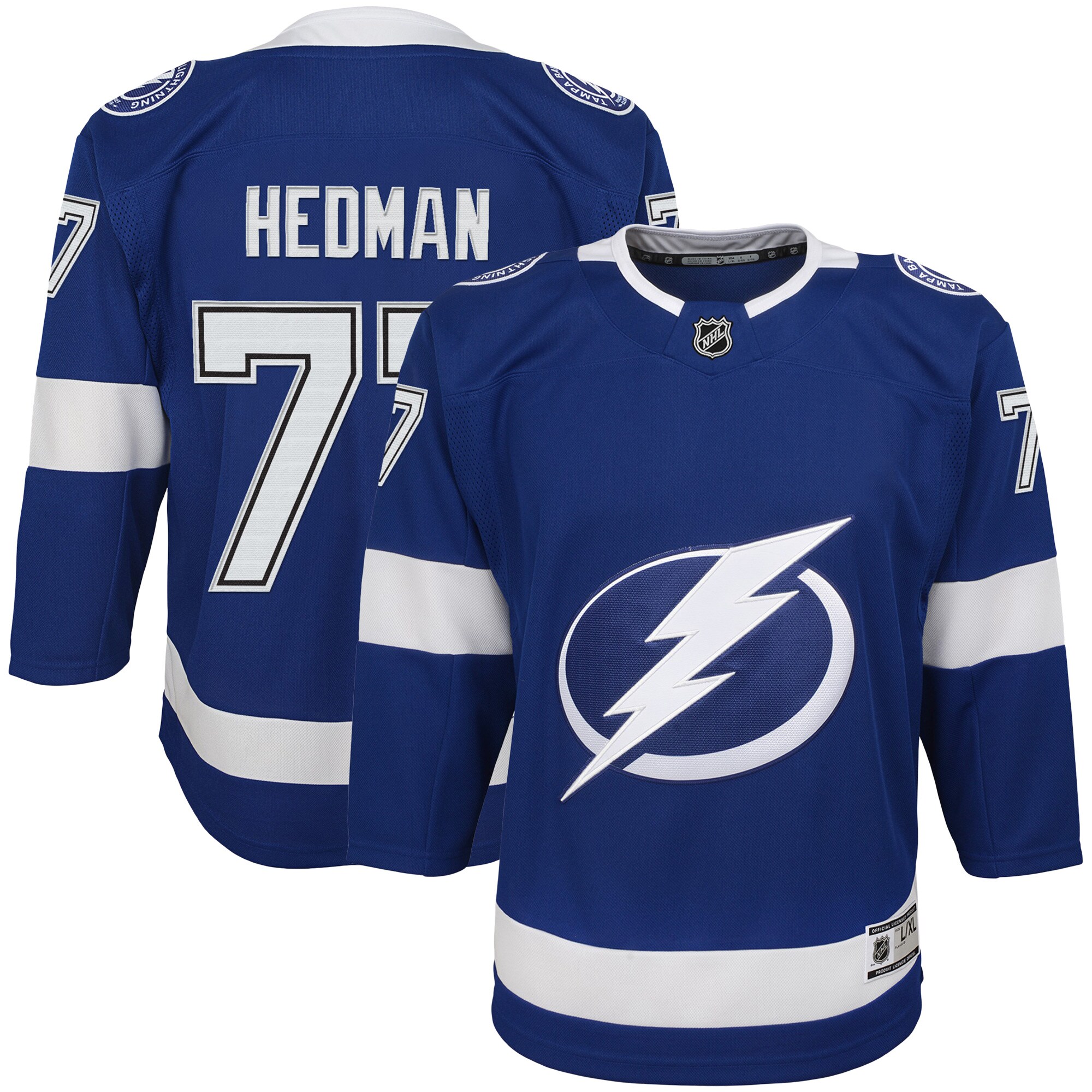 youth victor hedman blue tampa bay lightning home premier player jersey – Toronto Maple Leafs Jerseys and Headwear Collection